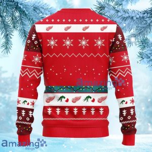 NHL Detroit Red Wings 12 Grinch Xmas Day Christmas Ugly Sweater Gift For Fans Christmas Product Photo 1