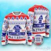 Pabst Blue Ribbon Beer Ugly Christmas Sweater For All