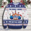 Pabst Blue RiNFL Buffalo Billson Bowling Christmas Ugly Sweater Gift For Men And Women