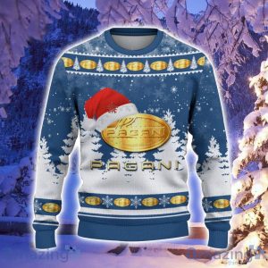 Pagani Santa Hat Pattern Ugly Christmas Sweater For Men And Women Product Photo 2