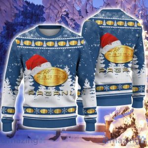 Pagani Santa Hat Pattern Ugly Christmas Sweater For Men And Women Product Photo 1