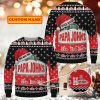 Papa John’s Pizza Ugly Christmas Sweater Uniform Custom Name