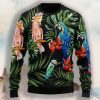 Parrot Tropical Ugly Christmas Sweater For Men & Women