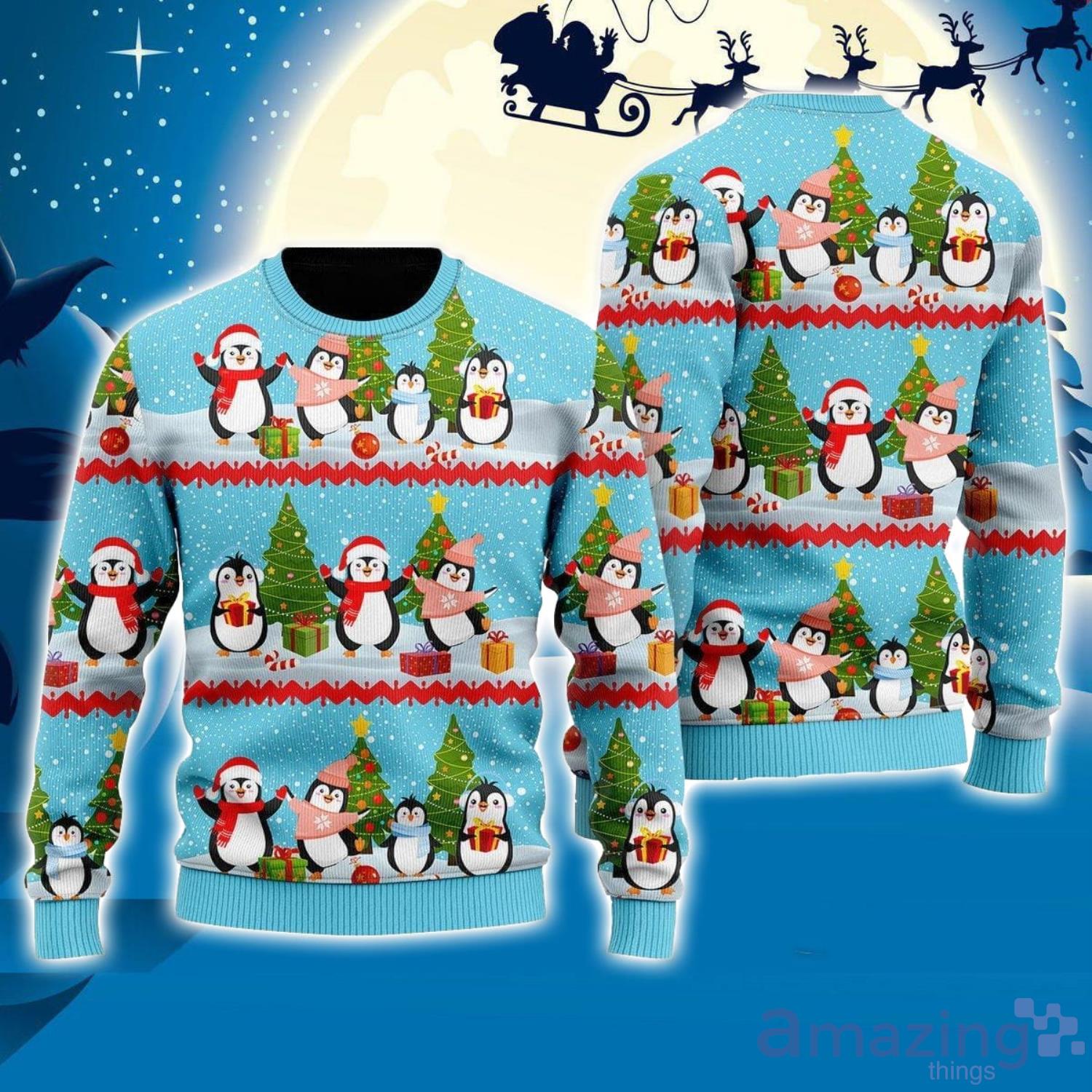Penguin 3D Ugly Christmas Sweater Gift For Family Christmas Gift 3D Ugly Christmas Sweater Gift For Family Christmas Gift image Penguin 3D Ugly Christmas Sweater Gift For Family Christmas Gift 3D Ugly Christmas Sweater Gift For Family Christmas Gift Product Photo 1
