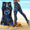 Penn State Nittany Lions NCAA Personalized Hollow Tanktop And Leggings For Women