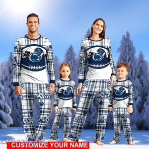 Penn State Nittany Lions Pajamas Set Family Custom Name Christmas Gift Football Team Pajamas Set Product Photo 1