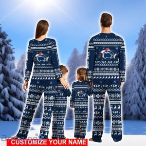 Penn State Nittany Lions Team Pajamas Set Christmas Gift For Family Holiday Gift Personalized Name Product Photo 2