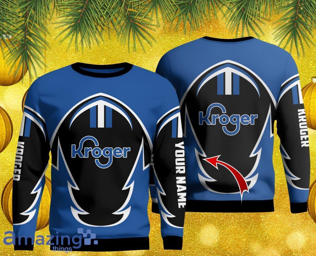 Personalized All Over Printed Kroger V2 Ugly Sweater Christmas Gift For Men And Women image Personalized All Over Printed Kroger V2 Ugly Sweater Christmas Gift For Men And Women Product Photo 1
