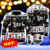 Personalized Black Miller Lite Christmas Ugly Sweater Gift For Men And Women