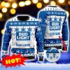 Personalized Bud Light Christmas Ugly Sweater Gift For Men And Women