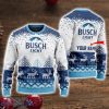 Personalized Busch Light Lover Gift Ugly Christmas Sweater