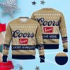 Personalized Coors Ugly Christmas Sweater, Banquet Whiskey