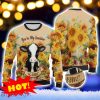 Personalized Cute Cow – You’re My Sunshine Christmas Ugly Sweater Gift For Men And Women