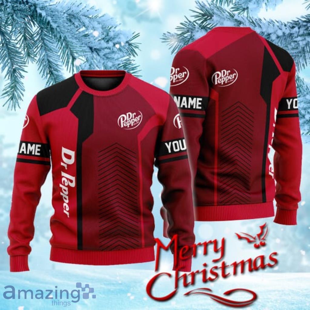 Personalized Dr Pepper Christmas Sweater Gift For Men And Women image Personalized Dr Pepper Christmas Sweater Gift For Men And Women Product Photo 1