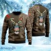 Personalized Eagle Marine Military Camo Christmas Ugly Sweater 3D