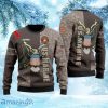 Personalized Eagle U.S Marine Military Marpat Camo Christmas Ugly Sweater 3D