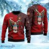 Personalized Eagle U.S Marine Military Red Camo Christmas Ugly Sweater 3D