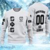Personalized Groove Phi Groove White Knitted Ugly Christmas Sweater