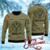 Personalized Jagermeister Flag Military Green Christmas Christmas Ugly Sweater Gift For Men And Women