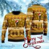 Personalized Merry Santa Hat Guinness Beer Ugly Christmas Sweater Gift For Men And Women