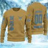 Personalized Mu Beta Phi Knitted Ugly Christmas Sweater