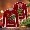 Personalized Name NCAA Indiana Hoosiers Football Fans Sweater Grinch Ugly Sweater Christmas Christmas Gift Ideas