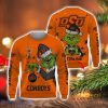 Personalized Name NCAA Oklahoma State Cowboys Football Fans Sweater Grinch Ugly Sweater Christmas Christmas Gift Ideas