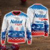 Personalized Natural Light Lover Gift Ugly Christmas Sweater