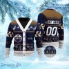 Personalized NHL Edmonton Oilers Elk Pattern Ugly Christmas Sweater Perfect Gift For Big Fans
