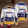 Personalized Twisted Tea Lover Gift Ugly Christmas Sweater
