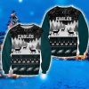 Philadelphia Eagles Casual Christmas Sweatshirt Sweater 3D Gift For Fans