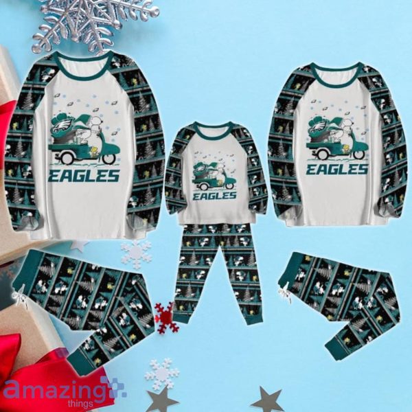 Philadelphia Eagles Sport Pajamas Set Custom Name Kid & Adult Christmas  Pajamas Set Family Gift - Banantees