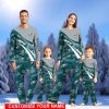 Philadelphia Eagles Cute Christmas Pajamas Set Personalized Name Christmas Gifts For Fans
