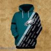 Philadelphia Eagles Ncaa Football Many Logo 3D Hoodie Impressive Gift