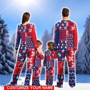 Philadelphia Phillies Pajamas Set Personalized Name For Sport Fans Cute Christmas Pajamas Set For Family Product Photo 2