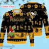 Pittsburgh Penguins Grinch Ugly Sweater Christmas Custom Name Ice Hockey NHL