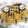 Pittsburgh Steelers Christmas Snowflakes Pattern New Style Knitted Sweater