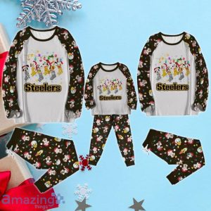 Pittsburgh Steelers Christmas Socks Limited Edition Pajamas Set Product Photo 2