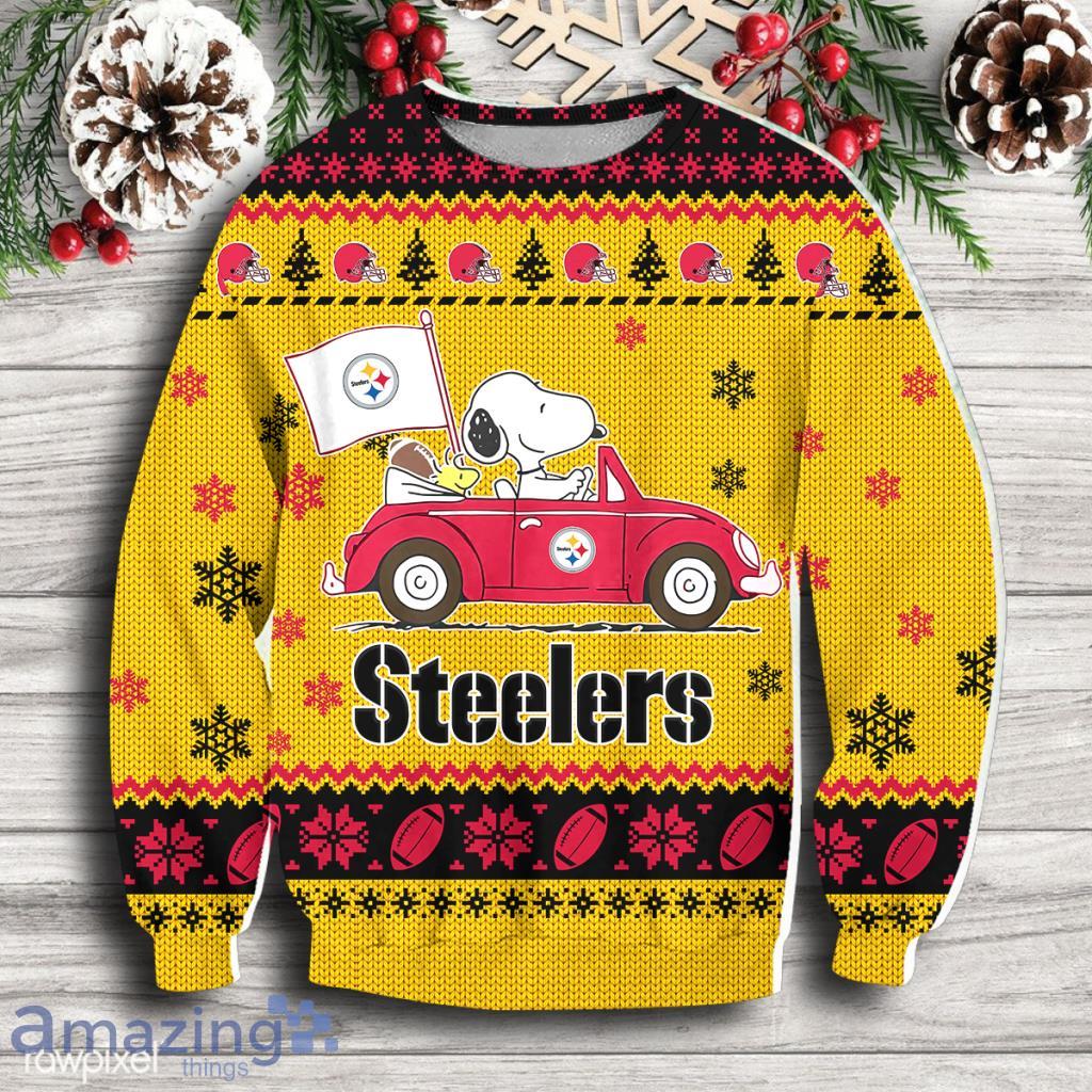 Pittsburgh Steelers Christmas Ugly Sweater Christmas V1 Gift For Men And Women image Pittsburgh Steelers Christmas Ugly Sweater Christmas V1 Gift For Men And Women Product Photo 1
