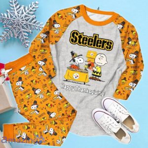 Pittsburgh Steelers Football Happy Thanksgiving Fan Limited Edition Pajamas Set Product Photo 2