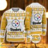 Pittsburgh Steelers Logo Cute Ugly Christmas Sweater 3D Printed Unisex Sweater
