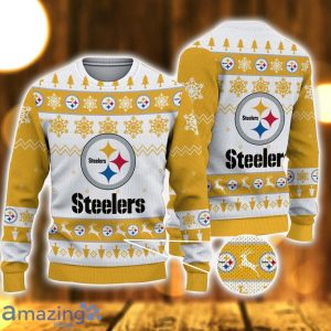 Pittsburgh Steelers Logo Cute Ugly Christmas Sweater 3D Printed Unisex Sweater Product Photo 1