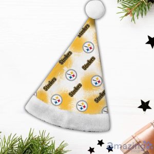 Pittsburgh Steelers Logo Pattern Santa Hat Christmas Gift For Fans Product Photo 3