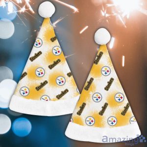 Pittsburgh Steelers Logo Pattern Santa Hat Christmas Gift For Fans Product Photo 1