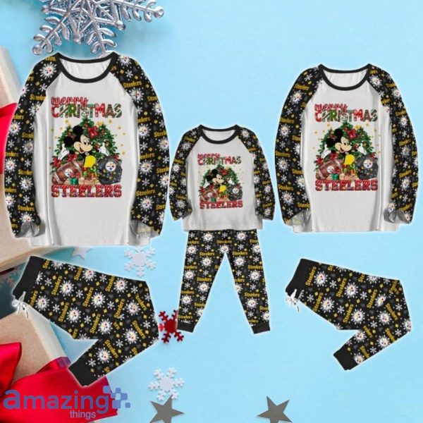 Pittsburgh Steelers Merry Christmas Limited Edition Pajamas Set Product Photo 3