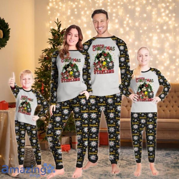 Pittsburgh Steelers Merry Christmas Limited Edition Pajamas Set Product Photo 1