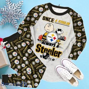 Pittsburgh Steelers Once A Steeler - Always A Steeler Limited Edition Pajamas Set Product Photo 2