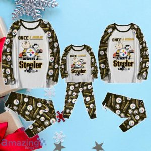 Pittsburgh Steelers Once A Steeler - Always A Steeler Limited Edition Pajamas Set Product Photo 3