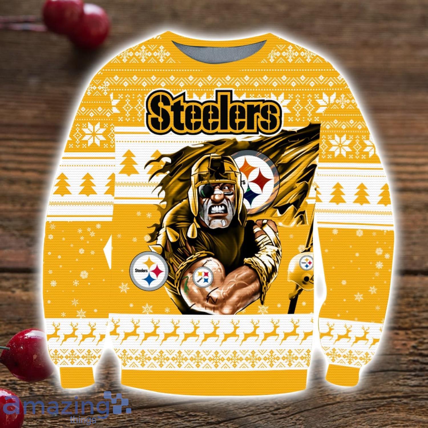 Pittsburgh Steelers Sport Fans Ugly Sweater Christmas Gift For Men And Women image Pittsburgh Steelers Sport Fans Ugly Sweater Christmas Gift For Men And Women Product Photo 1