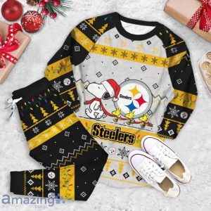 Pittsburgh Steelers Stay Warm Christmas Gift Pajamas Set Product Photo 2